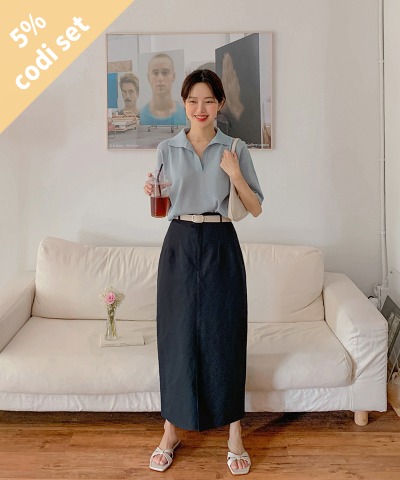 太郎カラーニット+モーニングスカート 韓国ファッション通販 ダルトゥ